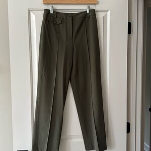 Talbots Green Work Pants, Size 2 Petites